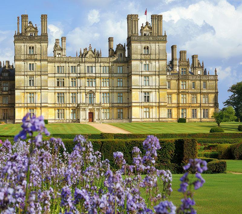 Highclere Castle grounds in summer